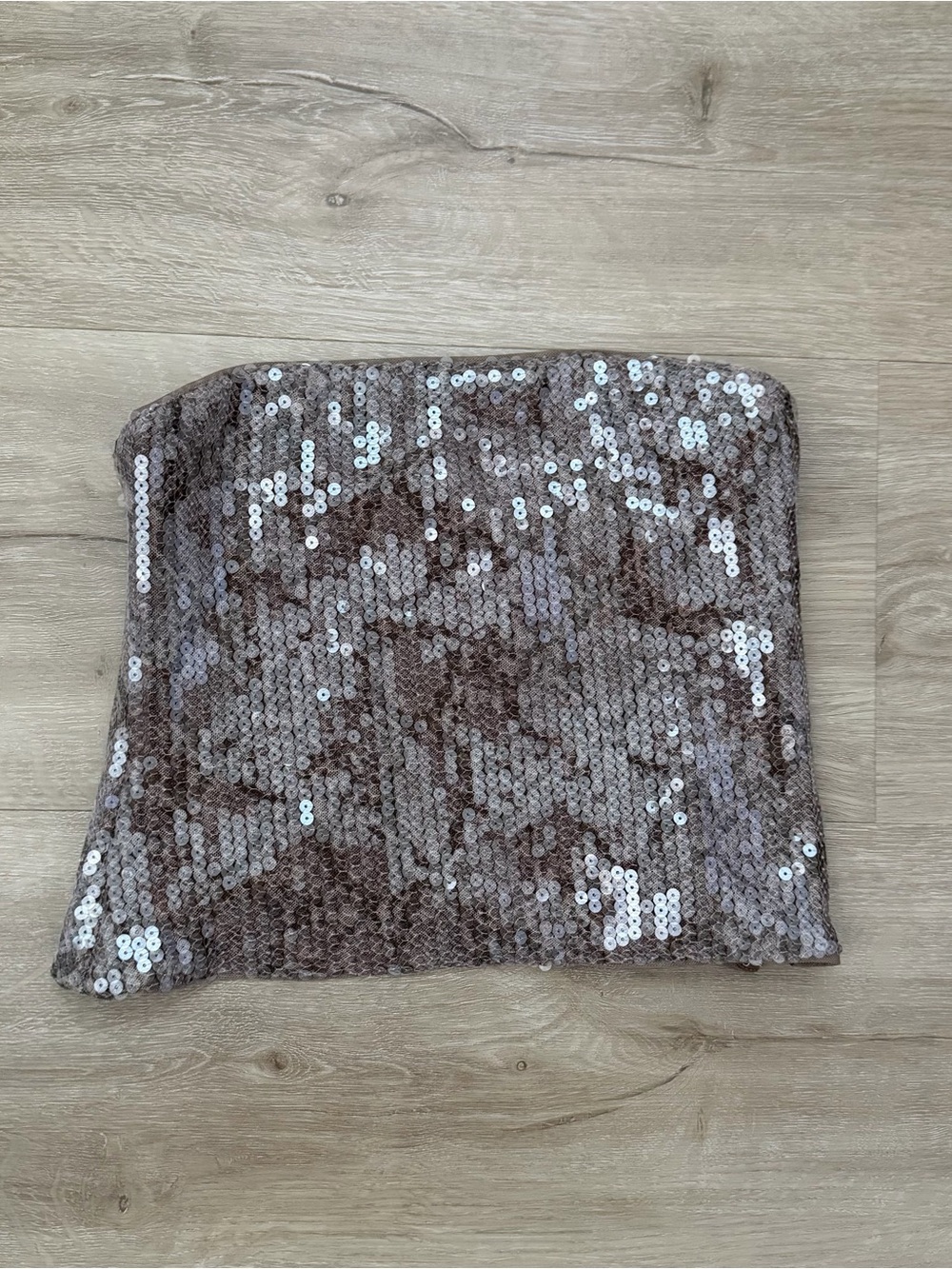 Abercrombie and Fitch Strapless Sequin Tube Top